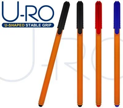 유로 오렌지볼펜  초저점도 0.7mm