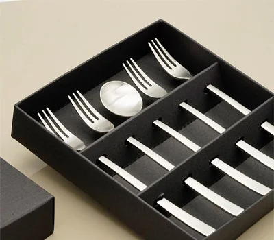 하비 무광실버 수능포크 선물세트