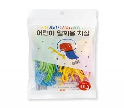 milli 어린이 일회용 치실 88pcs