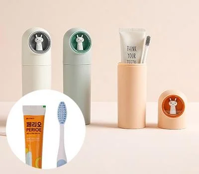 달토끼 여행 치약 칫솔 세트