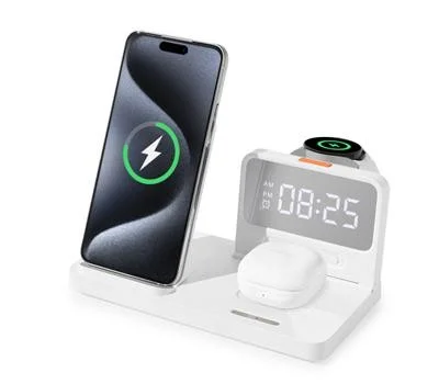 ALIO 아이클락 4in1 올인원 고속무선충전기(애플&갤...