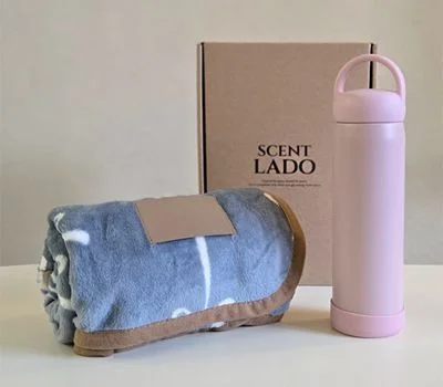 센트라도 극세사 담요 모닝 핸들 텀블러 세트