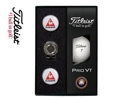 타이틀리스트 ProV1 골프볼 볼마커실버2 자석클립실...