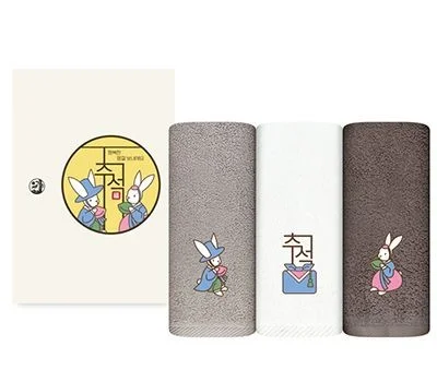 송월 달이별이 복토끼 추석타올 150g