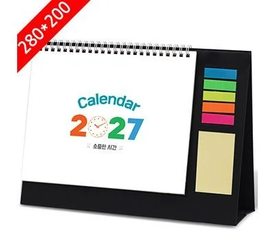 탁상달력 점착메모지 소중한시간 카렌다 280x200mm